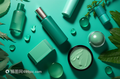 綠色護(hù)膚品宣傳圖數(shù)字藝術(shù) 引領(lǐng)可持續(xù)美妝的視覺(jué)革命